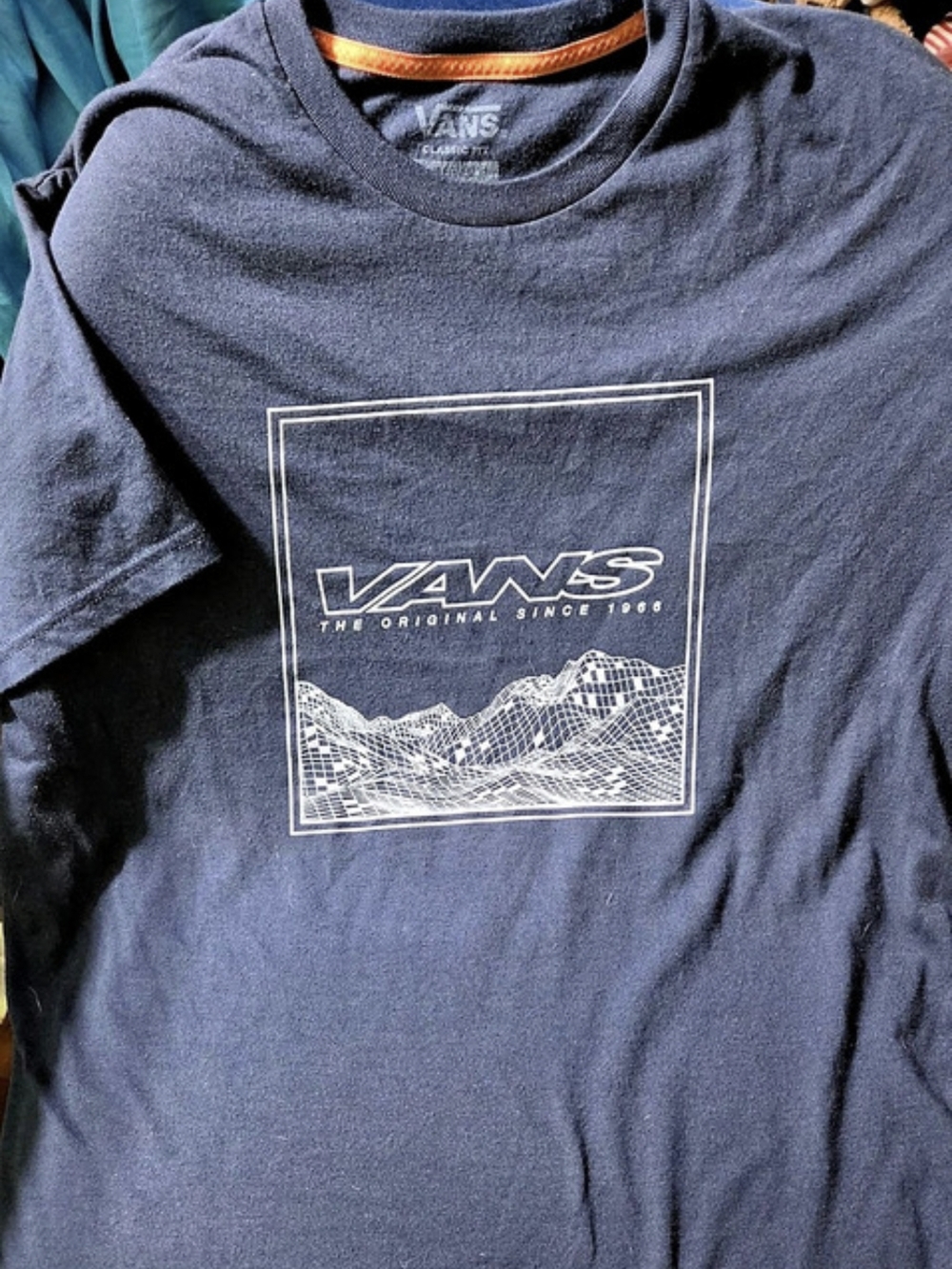 Vans Graphic T-Shirt in Blue Like New